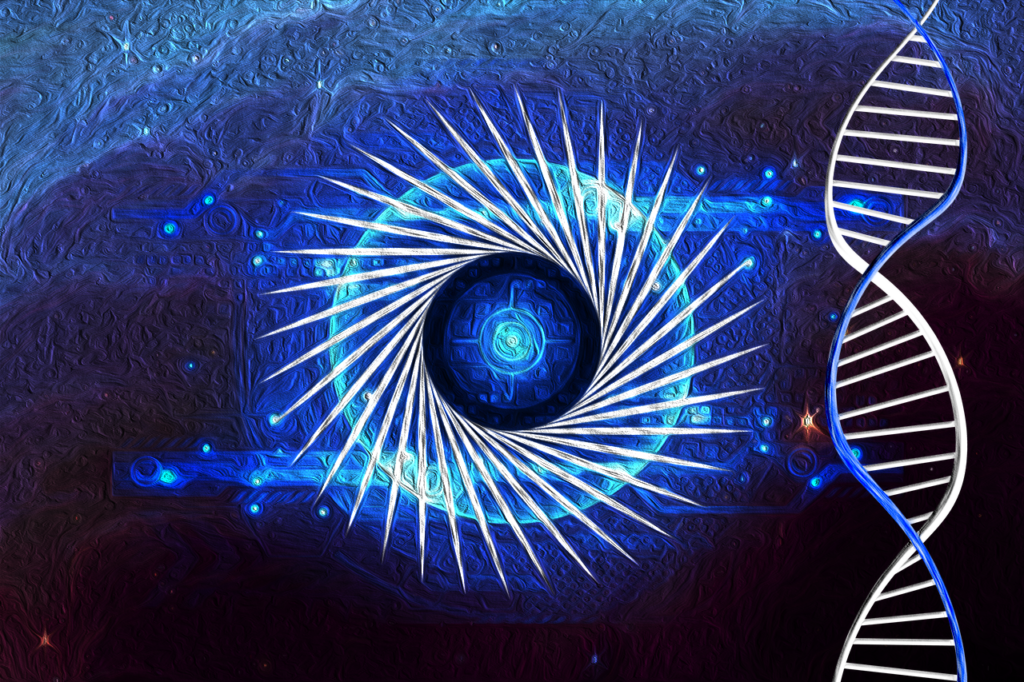 öga i rymden, DNA, eye in the sky,