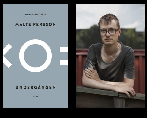 Malte Perssons diktamling "Undergången" blir här föremål för en ingående studie av Perssons bruk av traditionella versmått. (Författarfoto: Sofia Runarsdotter)