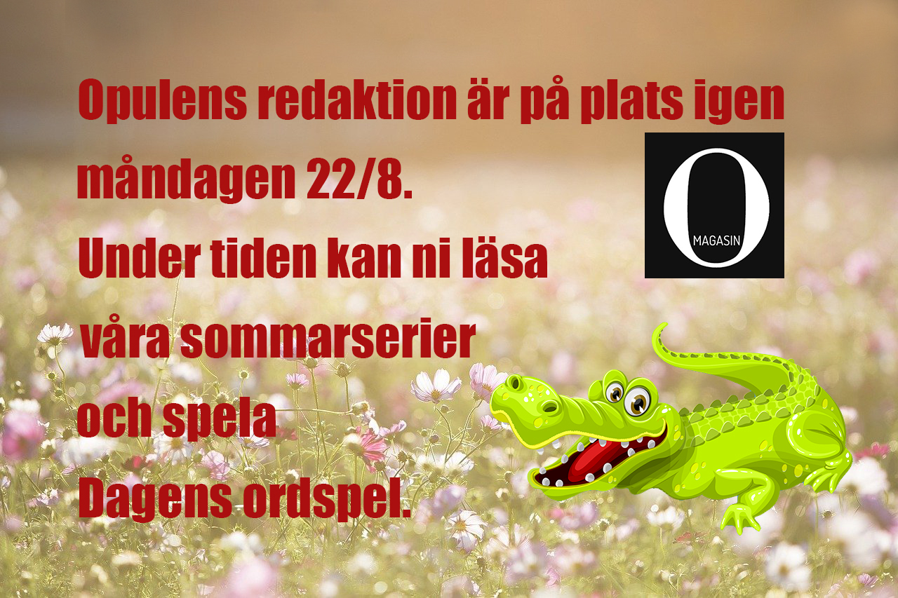 Midsommar, sommarskylten, info om sommaren med Opulens