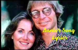 John Denver och hans Annie. 