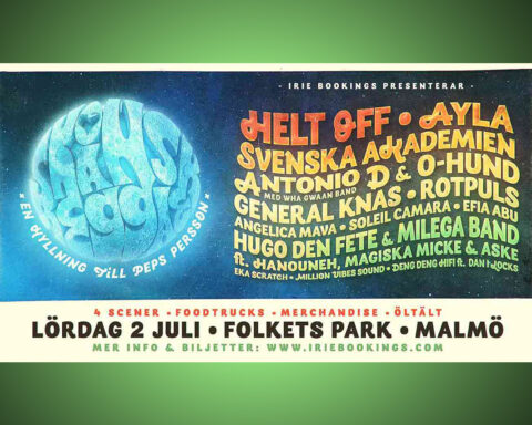 Affischen för Skånsk Reggae - festival.