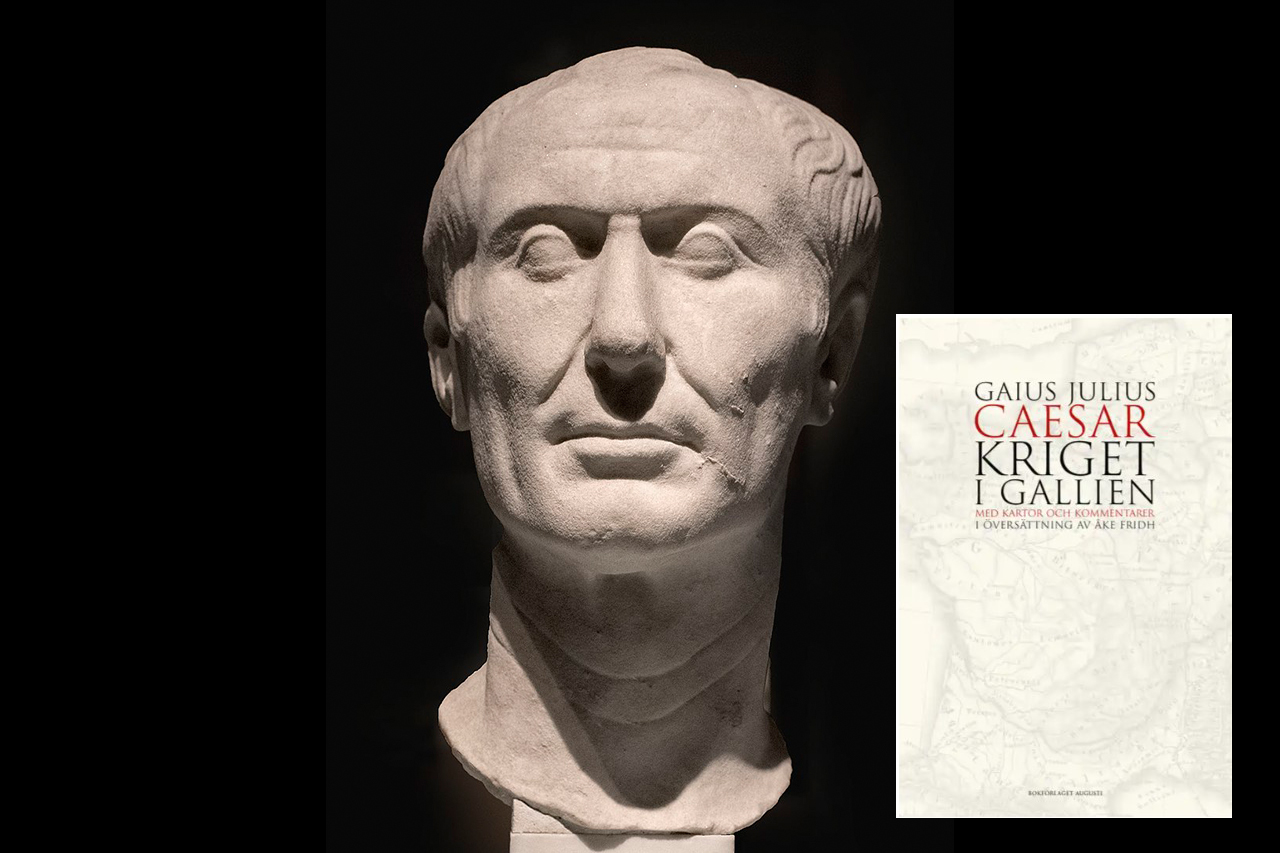 ”Tusculum-porträttet”, en avbildning av Caesar, utförd under hans livstid. Arkeologiska museet i Turin, Italien. Bildkälla: Wikipedia / Foto: Ángel M. Felicísimo.)