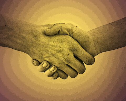 Storsinne, dialog, överenskommelse, handslag