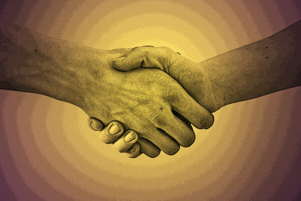 Storsinne, dialog, överenskommelse, handslag