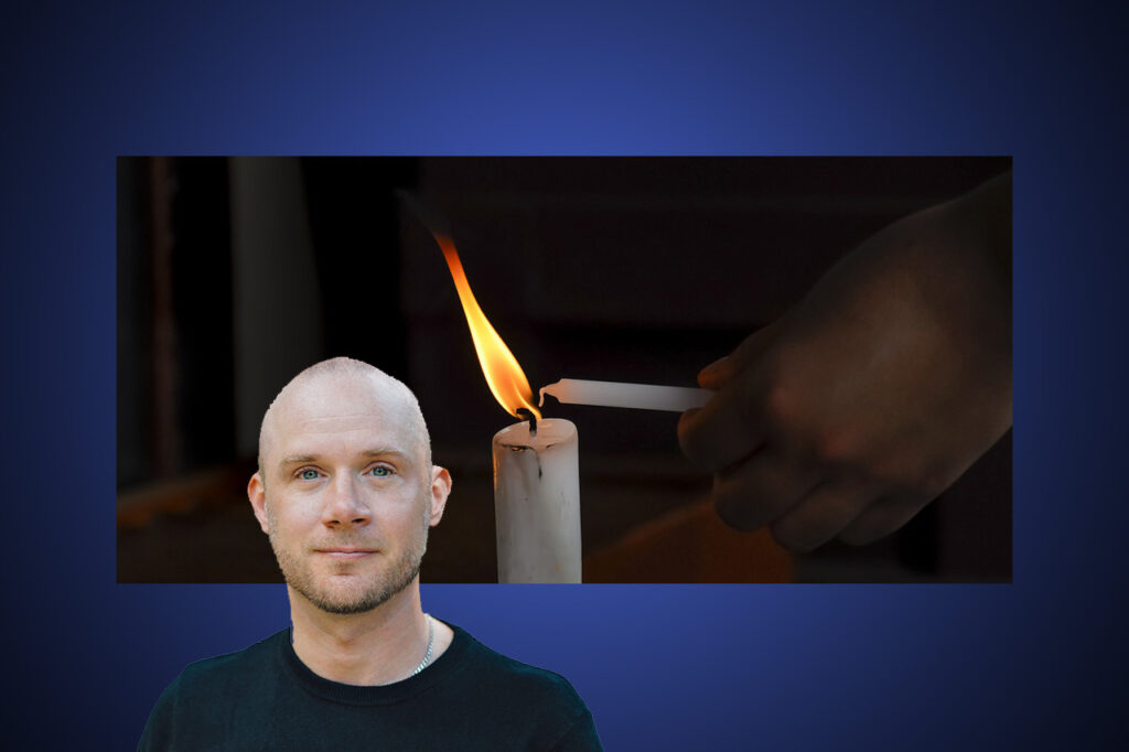 Lars Anders Johansson. (Montage: Opulens. Bakgrundsbild: Pixabay.com)