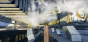 Screenshot från VR-spelet Richies Plank Experience.
