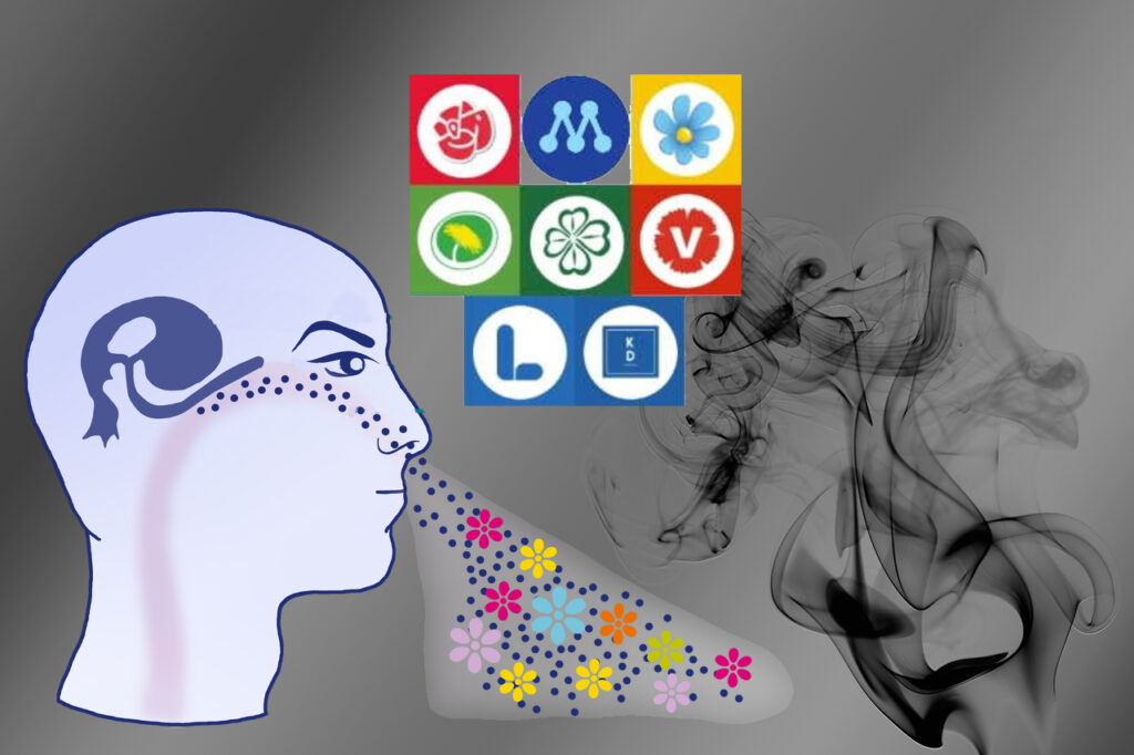 Hur luktar partierna