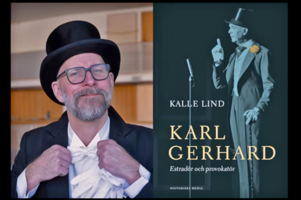 I boken “Karl Gerhard: Estradör och provokatör” lyckas ändå Kalle Lind att teckna ett personligt och intressant porträtt av en de mest framstående estradörerna och provokatörerna i svensk historia. (Foto: Historiska Media)