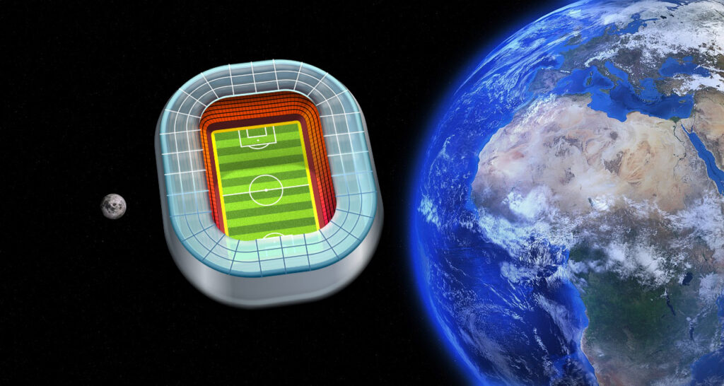 Montage: Opulens. Rymdbild: Pixabay.com