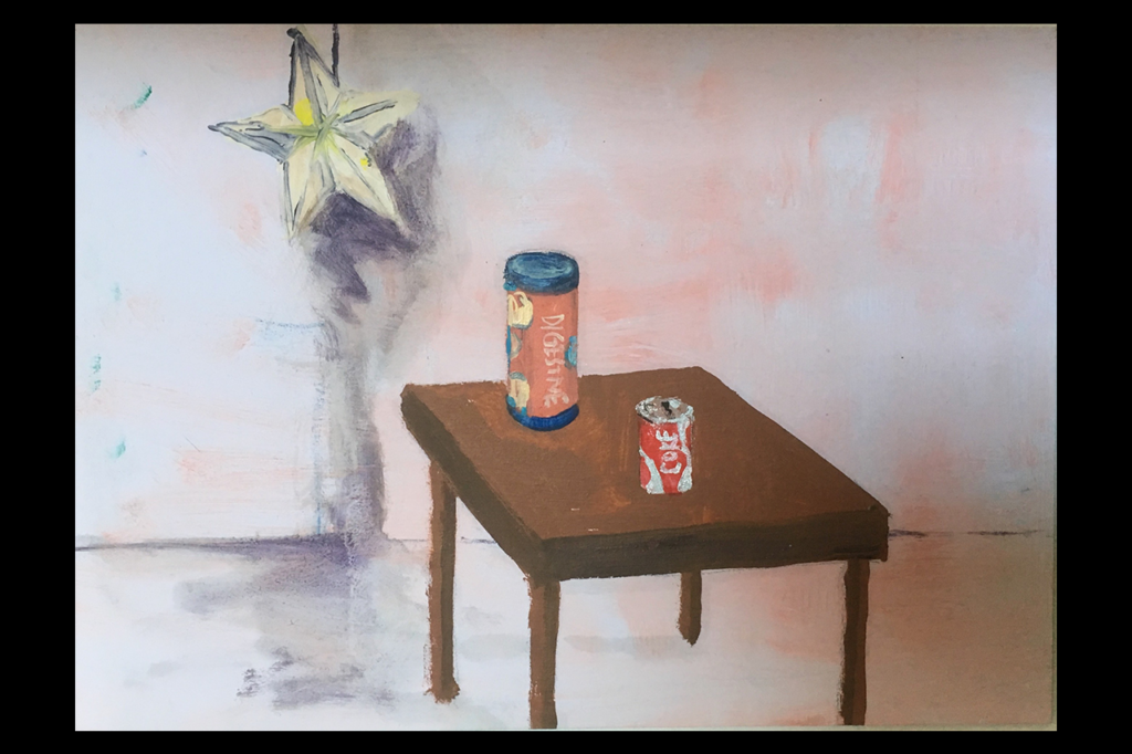 "Julstjärna." Konstverk av Maria Johansson.