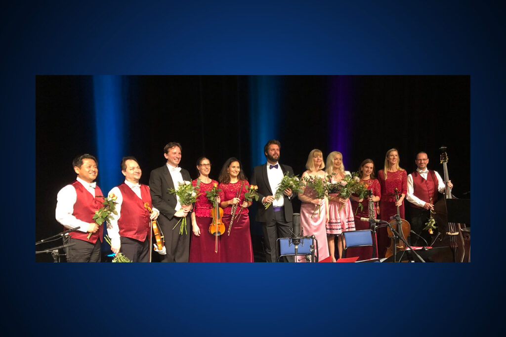 Wiener Salonvirtuosen håller på hög konstnärlig nivå Wiens musikaliska tradition vid liv, bevisade de vid festkonserten enligt Bengt-Olof Dike (foto: Harald Petersson)