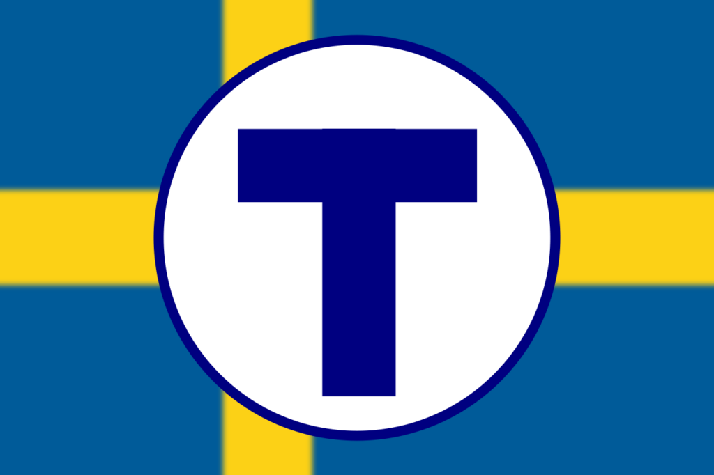 Det var konstnären Kalle Lodén som skapade den första versionen av dagens tunnelbanesymbol med bokstaven "T" i en cirkel.