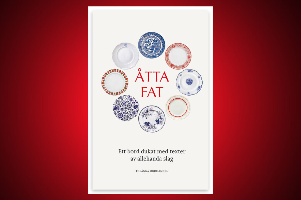 Johan Laserna är formgivaren bakom omslaget till antologin Åtta fat.