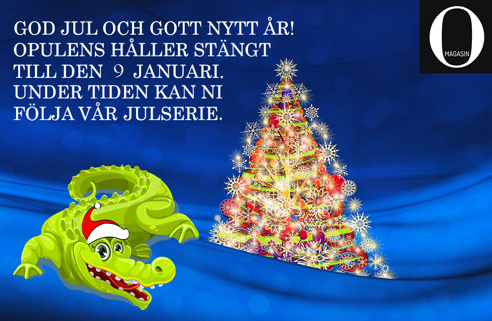 God Jul och Gott Nytt År! Montage: C Altgård / Opulens.