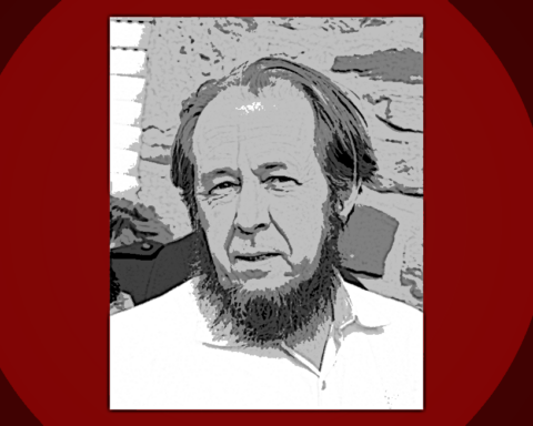 Aleksandr Solzjenitsyn. (Montage: Opulens. Bildkälla: Wikipedia)