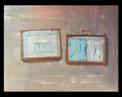 "Packning". Konstverk av Maria Johansson.