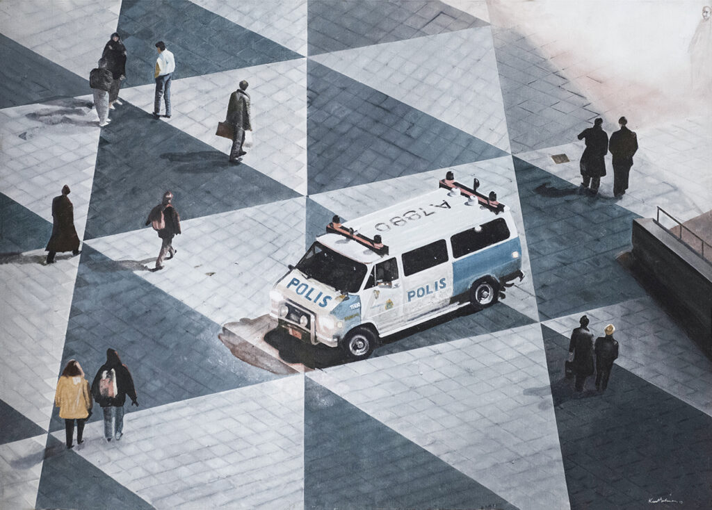 "Plattan", konstverk av Knut Andersson.