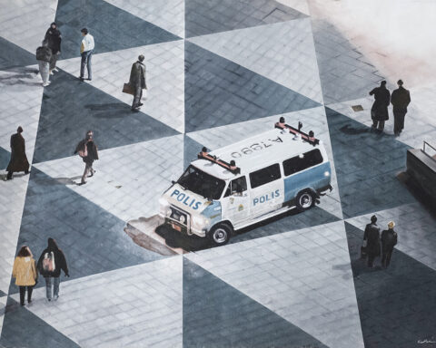 "Plattan", konstverk av Knut Andersson.