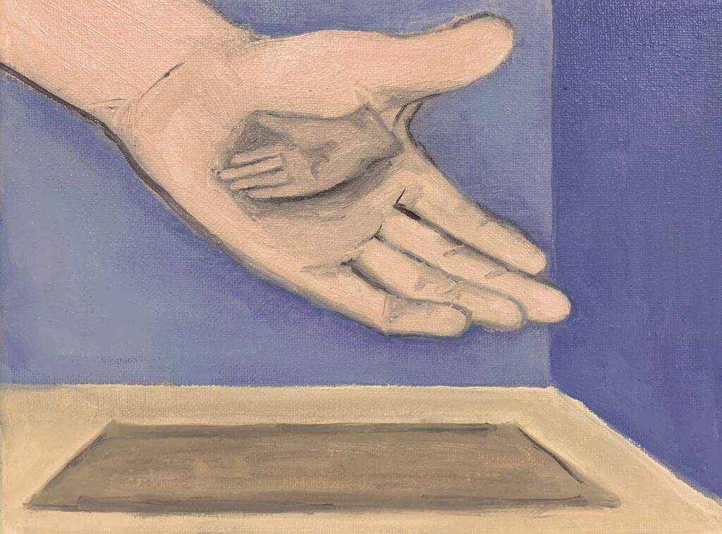 "Hand i hand", konstverk av Maria Johansson.
