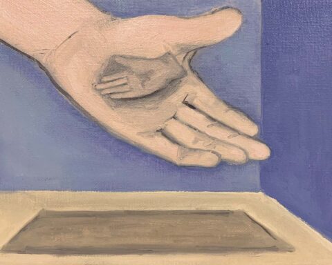 "Hand i hand", konstverk av Maria Johansson.