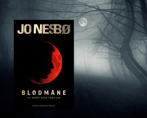 Bengt Eriksson har läst den Sverigeaktuella boken "Blodmåne" av Jo Nesbø. Montage: Opulens. (Grundbild: Pixabay.com)