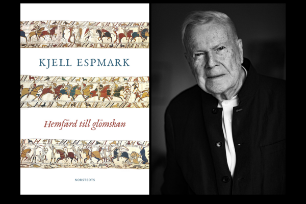 Kjell Espmark (1930-2022) var en av vårt lands mest framstående poeter. Hans sista diktsamling är såväl en sorgesång som en fortsättning på de hyllade rolldikter som inleddes med samlingen Vintergata (2007). (Fotograf: Cato Lein)