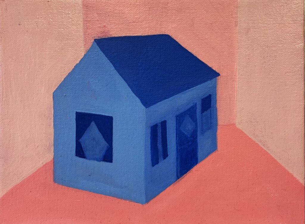 "Heminredning." Konstverk av Maria Johansson.