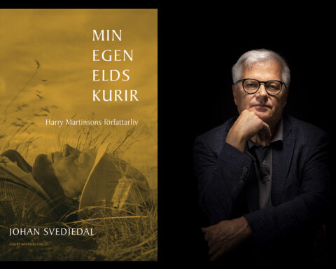 Johan Svedjedal är aktuell med en utförlig biografi över Harry Martinson.(Copyright/fotograf: Fredrik Hjerling.)