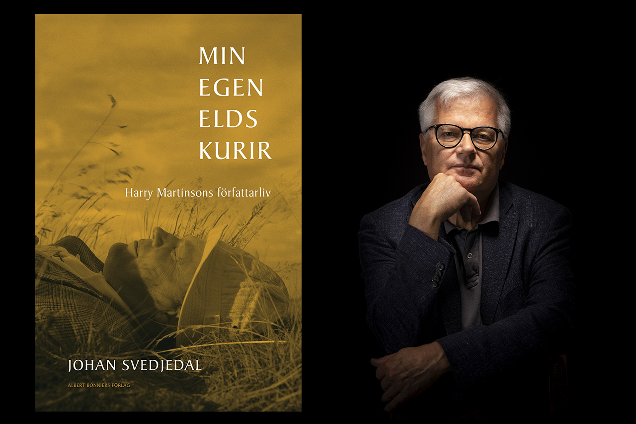 Johan Svedjedal är aktuell med en utförlig biografi över Harry Martinson.(Copyright/fotograf: Fredrik Hjerling.)