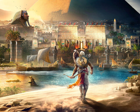 Det tionde spelet Assassin's Creed Origins tar med spelaren på en rundtur som förmedlar kunskaper om antikens värld.