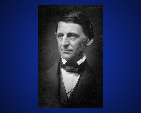 Ralph Waldo Emerson. Porträtt från cirka 1857. (Bildkälla: Wikipedia)