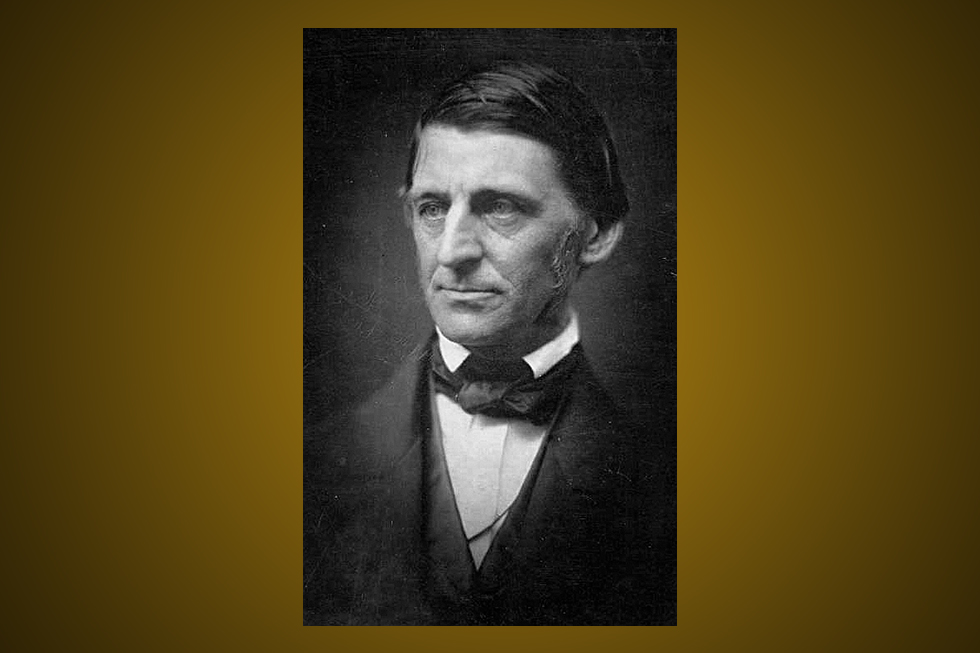 alph Waldo Emerson. Porträtt från cirka 1857. (Bildkälla: Wikipedia)