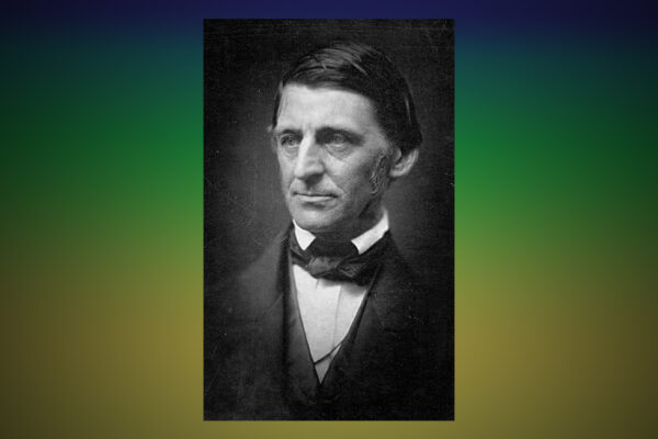 Ralph Waldo Emerson. Porträtt från cirka 1857. (Bildkälla: Wikipedia)