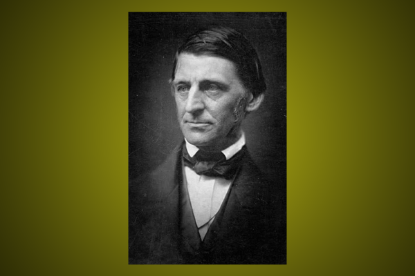 Ralph Waldo Emerson. Porträtt från cirka 1857. (Bildkälla: Wikipedia)