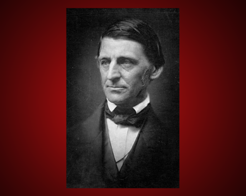 Ralph Waldo Emerson. Porträtt från cirka 1857. (Bildkälla: Wikipedia)