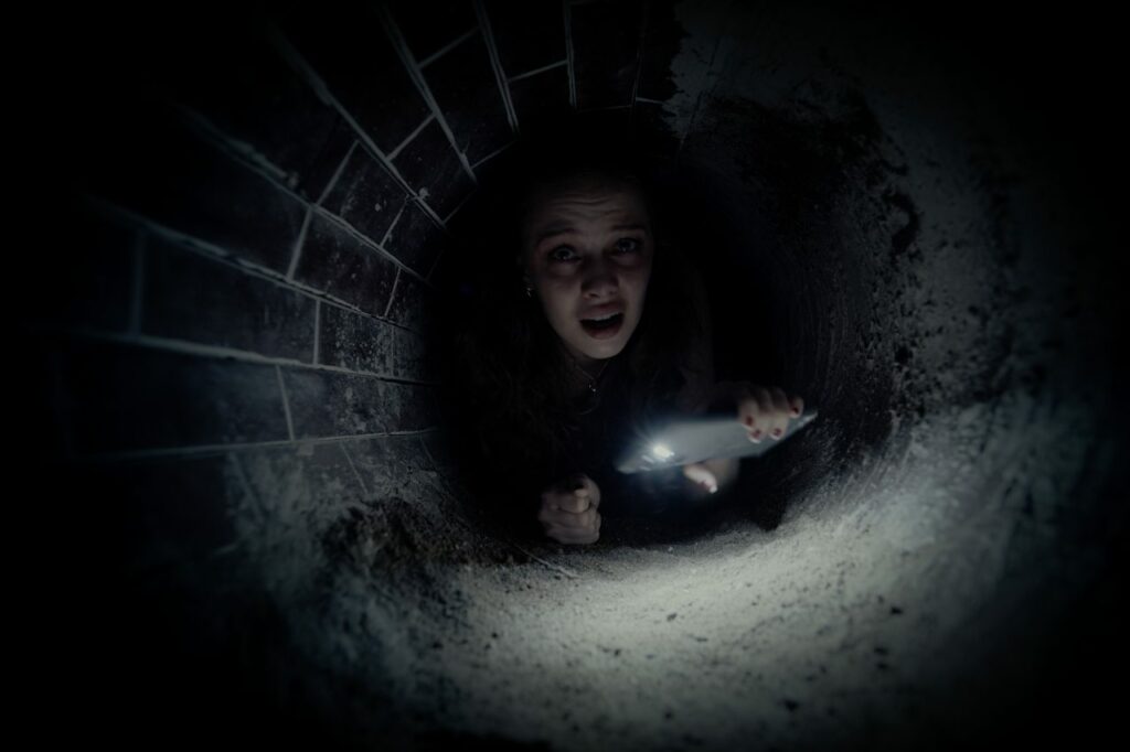 En stillbild ur den bioaktuella skräckfilmen Canceled.(Foto/Copyright:Scandinavian Content Group