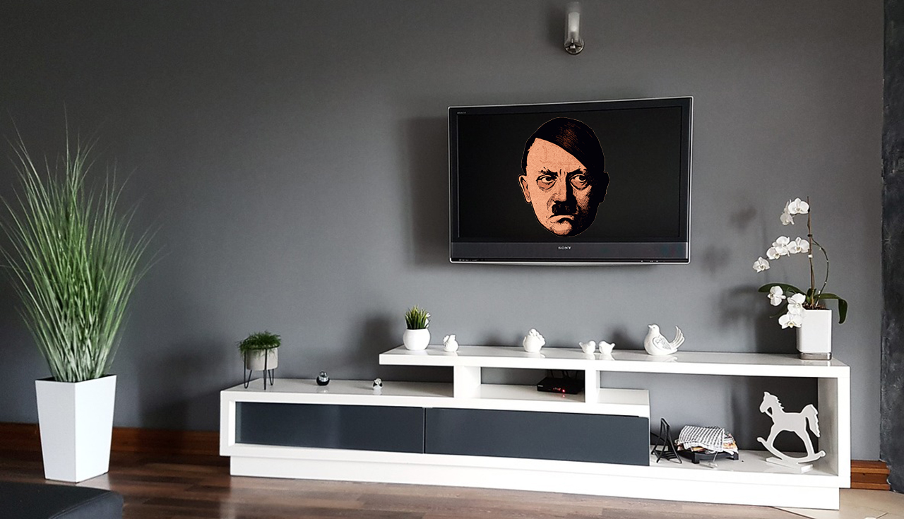 Hitler, Hitler på tv,