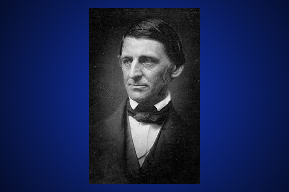 Ralph Waldo Emerson. Porträtt från cirka 1857. (Bildkälla: Wikipedia)