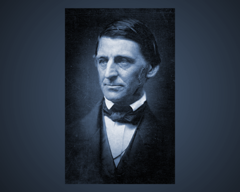 Ralph Waldo Emerson. Porträtt från cirka 1857. (Bildkälla: Wikipedia)
