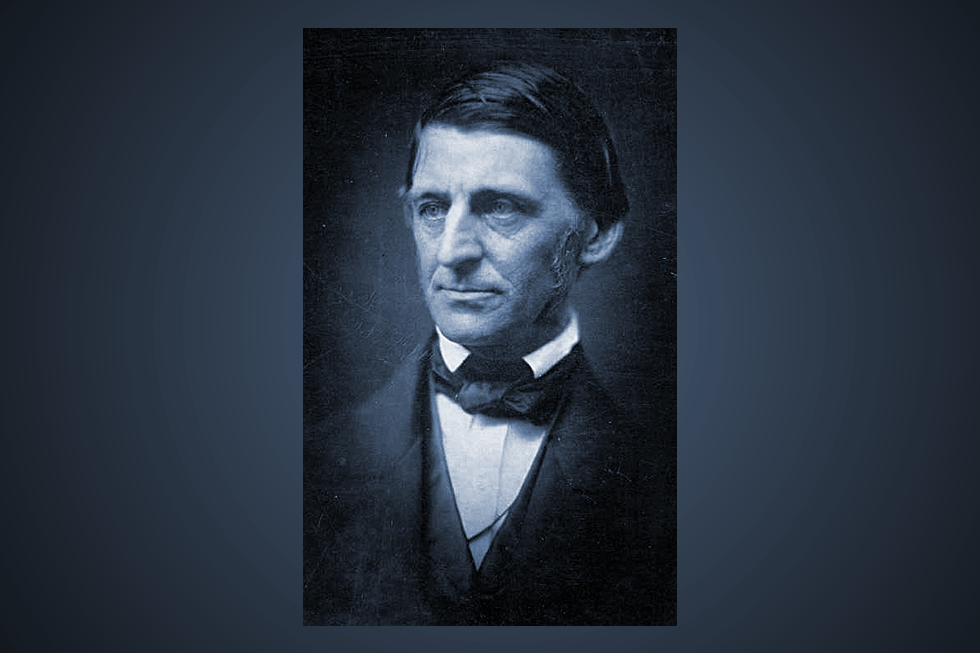 Ralph Waldo Emerson. Porträtt från cirka 1857. (Bildkälla: Wikipedia)