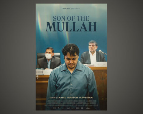 Affischen för den aktuella dokumentärfilmen "Son of the Mullah".