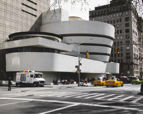 Solomon R Guggenheim Museum i New York. Museet grundades 1937 och baseras på Solomon R Guggenheims samlingar. (Foto: Pixabay.com)