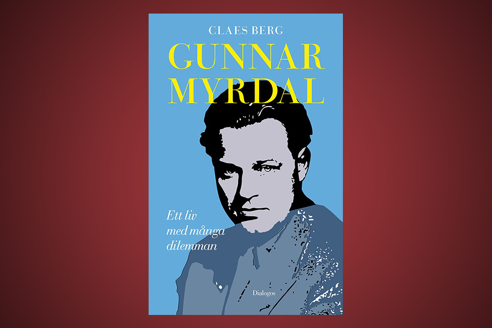 Omslaget till den aktuella biografin över Gunnar Myrdal.