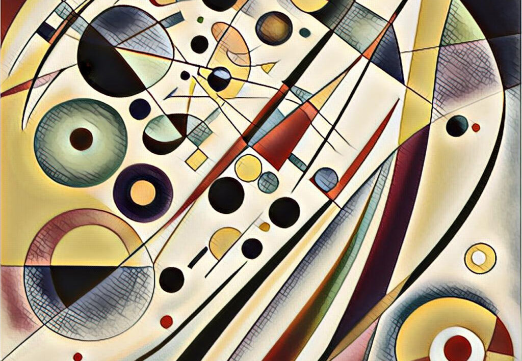 in the style of Kandinsky, art,
