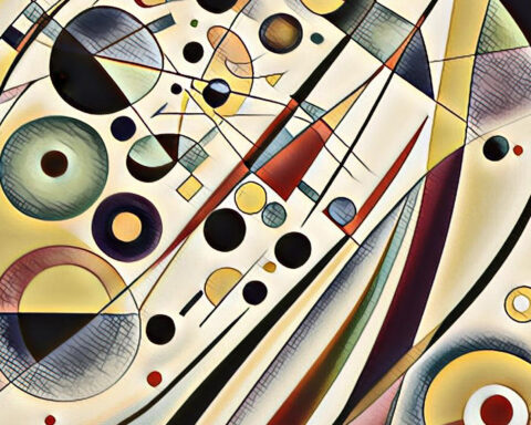 in the style of Kandinsky, art,