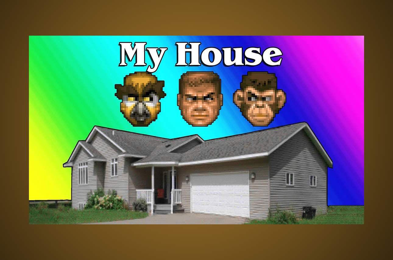My House, Doom, datorspel, konst, computer games, Youtube,