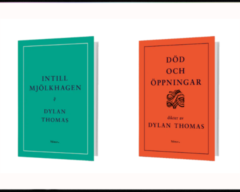 Dylan Thomas x 2. Omslagen till två aktuella Dylan Thomas-översättningar på Rámus förlag. Dylan Thomas, litteratur, poesi, hörspel, modernism