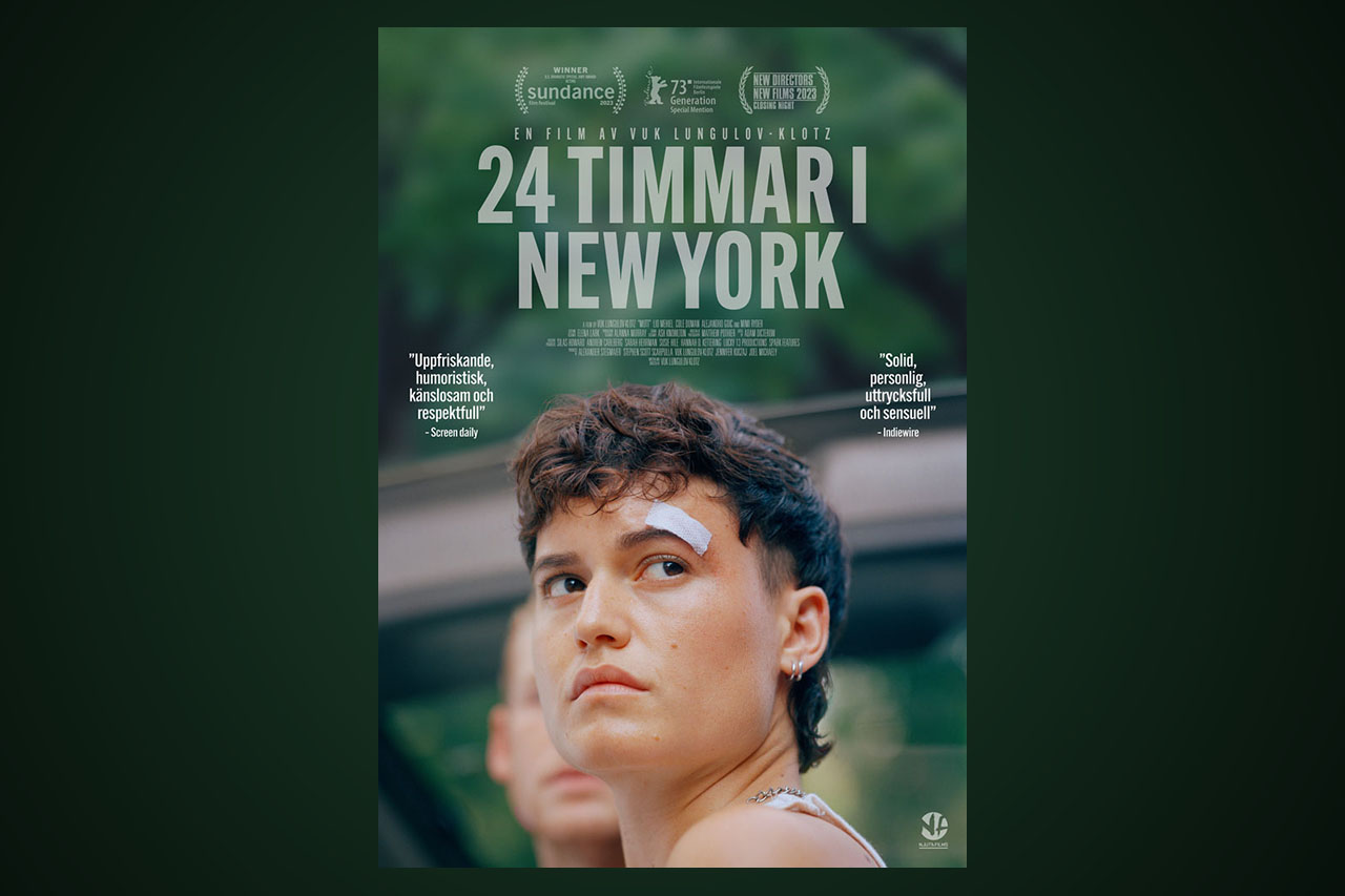 FILM. '24 timmar i New York' är den typen av liten, inte särskilt spektakulär film som kan sätta ett frö i dig där den sedan växer vidare. Se den!” skriver Charlotte Wiberg. Filmens regissör och manusförfattare Vuk Lungulov-Klotz är själv trans och visst är filmen en transfilm – ett direkt genombrott på den fronten. Både Feña och skådespelaren som gör honom (Lio Mehiel) är trans. Det är också ett tema under hela filmen, från att få jobbiga frågor på krogen till att konfrontera oförstående föräldrar.