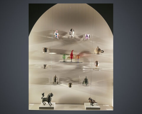 En bild från den aktuella utställningen i Paris om dofter från Orienten.