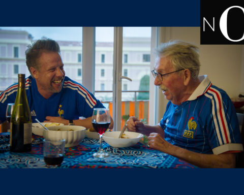 Filip Hammar och hans far, Lars. (Foto: Nexico/Nordisk film).
